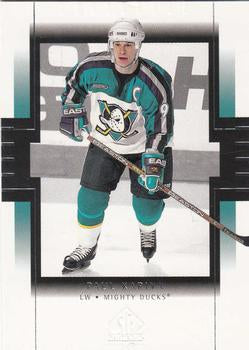 #1 Paul Kariya - Anaheim Mighty Ducks - 1999-00 SP Authentic Hockey