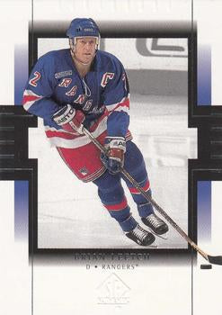 #58 Brian Leetch - New York Rangers - 1999-00 SP Authentic Hockey