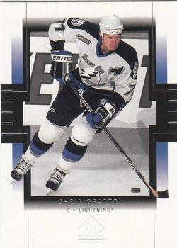 #80 Chris Gratton - Tampa Bay Lightning - 1999-00 SP Authentic Hockey