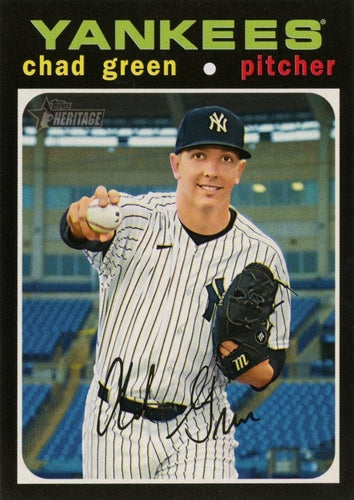 #552 Chad Green - New York Yankees - 2020 Topps Heritage Baseball