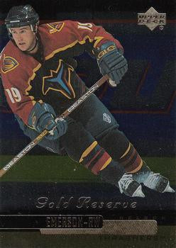 #176 Nelson Emerson - Atlanta Thrashers - 1999-00 Upper Deck Gold Reserve Hockey