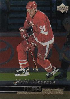 #225 Jiri Fischer - Detroit Red Wings - 1999-00 Upper Deck Gold Reserve Hockey