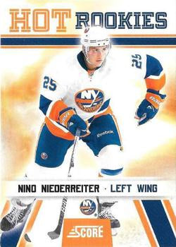 #553 Nino Niederreiter - New York Islanders - 2010-11 Score Hockey