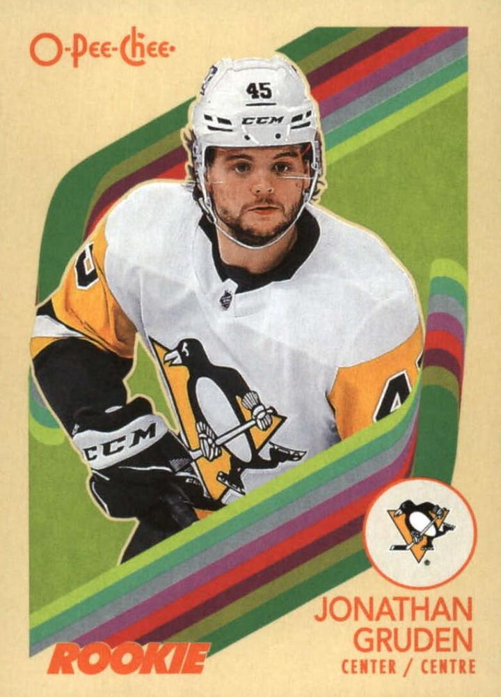#553 Jonathan Gruden - Pittsburgh Penguins - 2023-24 O-Pee-Chee - Retro Hockey