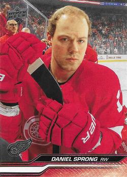 #553 Daniel Sprong - Detroit Red Wings -2023-24 Upper Deck Hockey