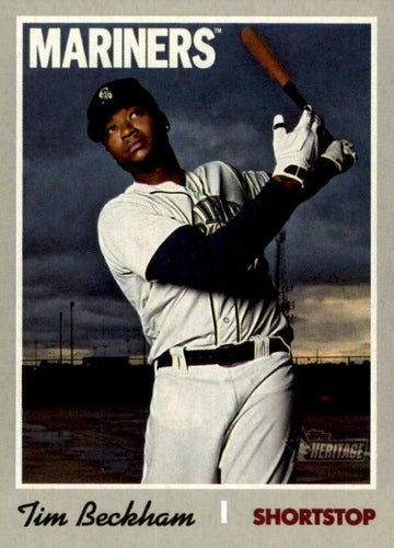 #554 Tim Beckham - Seattle Mariners - 2019 Topps Heritage Baseball