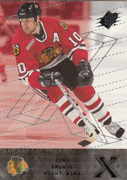 #12 Tony Amonte - Chicago Blackhawks - 2000-01 SPx Hockey