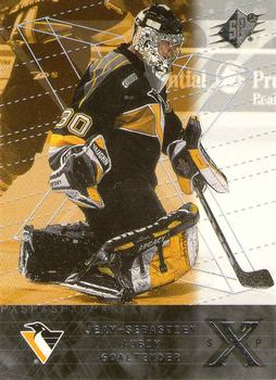 #55 Jean-Sebastien Aubin - Pittsburgh Penguins - 2000-01 SPx Hockey