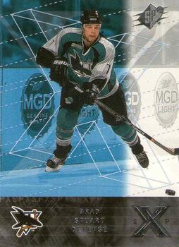 #58 Brad Stuart - San Jose Sharks - 2000-01 SPx Hockey