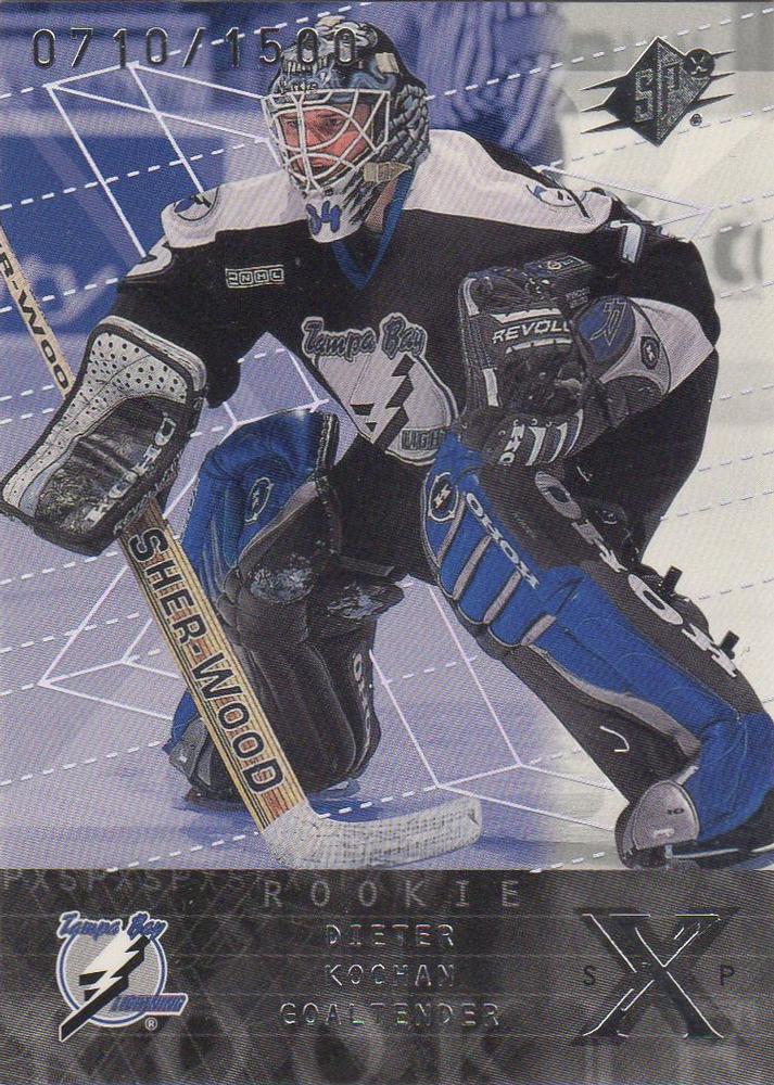 #118 Dieter Kochan - Tampa Bay Lightning - 2000-01 SPx Hockey