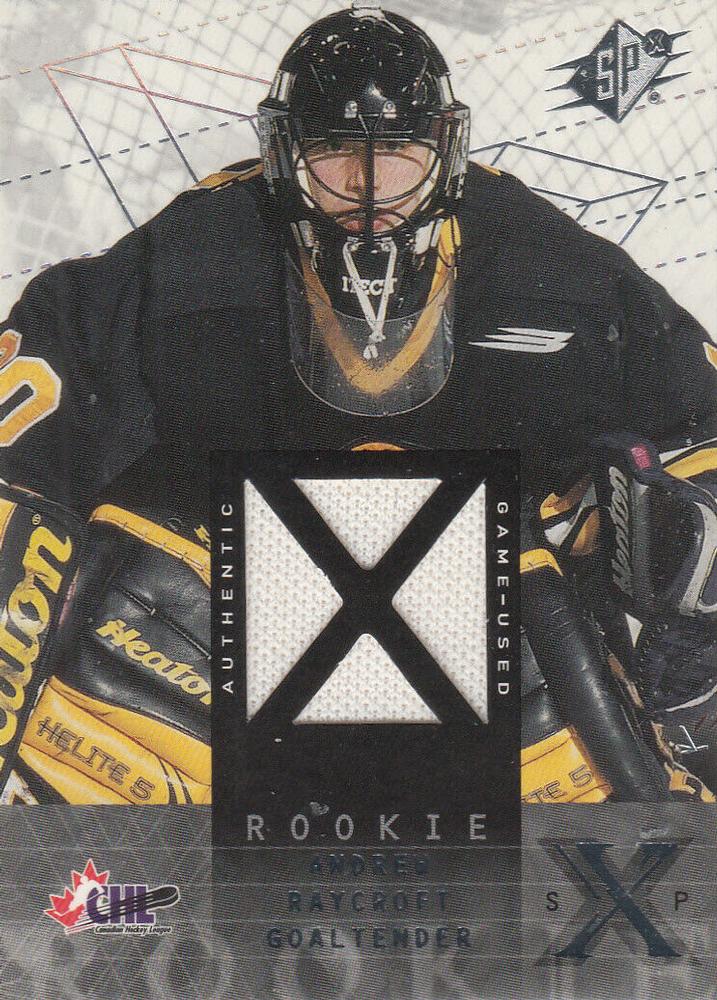 #121 Andrew Raycroft - Kingston Frontenacs - 2000-01 SPx Hockey