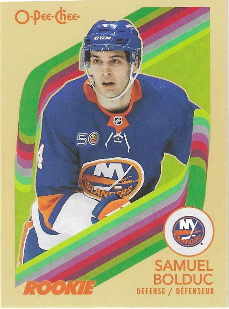 #555 Samuel Bolduc - New York Islanders - 2023-24 O-Pee-Chee - Retro Hockey