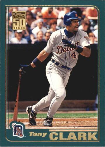 #556 Tony Clark - Detroit Tigers - 2001 Topps Baseball