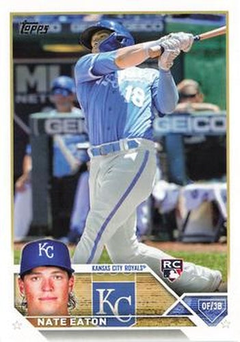 #557 Nate Eaton - Kansas City Royals - 2023 Topps Baseball