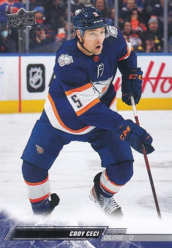#558 Cody Ceci - Edmonton Oilers - 2022-23 Upper Deck Hockey