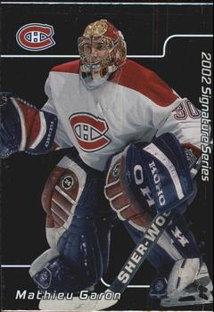 #41 Mathieu Garon - Montreal Canadiens - 2001-02 Be a Player Signature Series Hockey