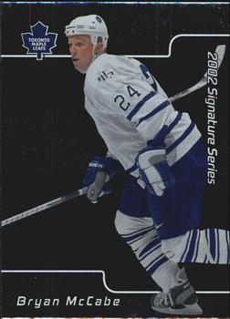 #146 Bryan McCabe - Toronto Maple Leafs - 2001-02 Be a Player Signature Series Hockey