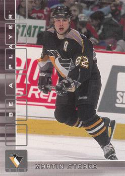 #164 Martin Straka - Pittsburgh Penguins - 2001-02 Be a Player Memorabilia Hockey