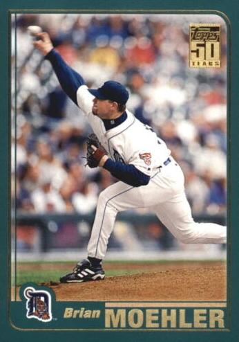 #558 Brian Moehler - Detroit Tigers - 2001 Topps Baseball