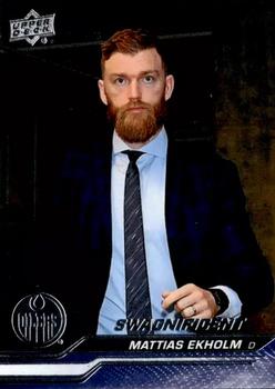 #558b Mattias Ekholm - Edmonton Oilers - 2023-24 Upper Deck Hockey