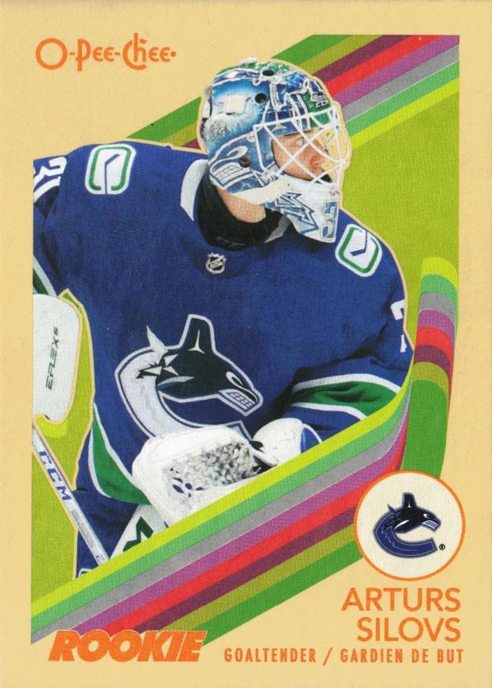 #559 Arturs Silovs - Vancouver Canucks - 2023-24 O-Pee-Chee - Retro Hockey