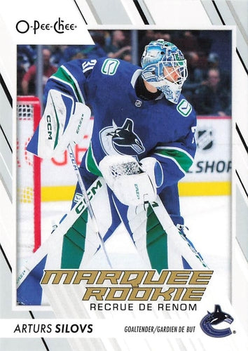 #559 Arturs Silovs - Vancouver Canucks - 2023-24 O-Pee-Chee Hockey