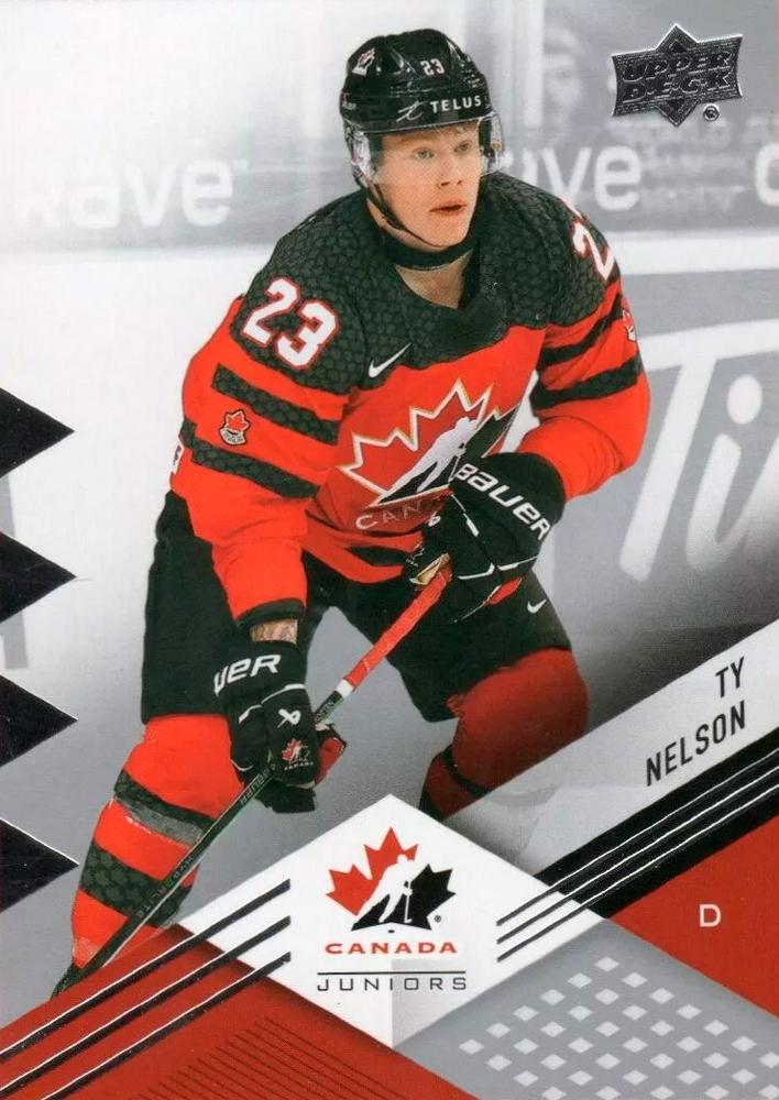 #55 Ty Nelson - Canada - 2024 Upper Deck Team Canada Juniors Hockey