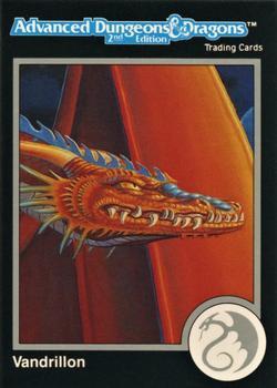 #55 Vandrillon, Red Dragon - 1991 TSR Advanced Dungeons & Dragons - Silver