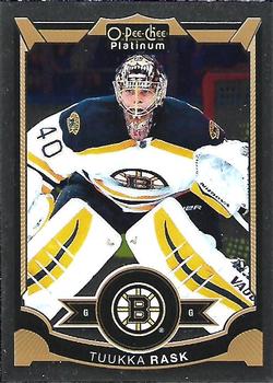 #55 Tuukka Rask - Boston Bruins - 2015-16 O-Pee-Chee Platinum Hockey
