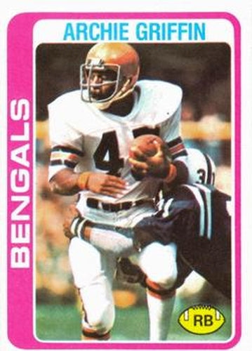 #55 Archie Griffin - Cincinnati Bengals - 1978 Topps Football