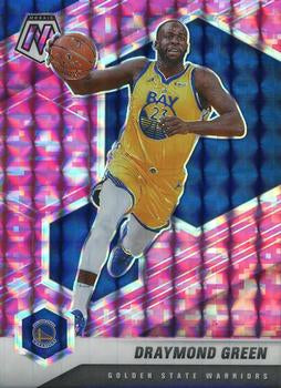 #55 Draymond Green - Golden State Warriors - 2020-21 Panini Mosaic - Mosaic Camo Pink Basketball