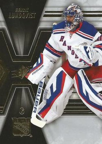 #55 Henrik Lundqvist - New York Rangers - 2014-15 SPx Hockey