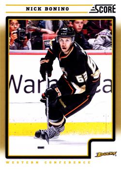 #55 Nick Bonino - Anaheim Ducks - 2012-13 Score - Gold Rush Hockey
