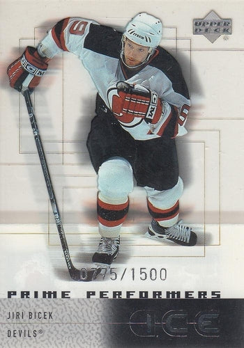 #115 Jiri Bicek - New Jersey Devils - 2000-01 Upper Deck Ice Hockey