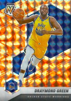 #55 Draymond Green - Golden State Warriors - 2020-21 Panini Mosaic - Mosaic Reactive Orange Basketball