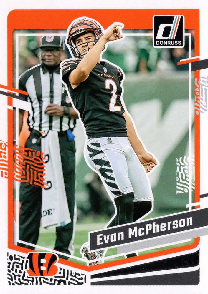 #55 Evan McPherson - Cincinnati Bengals - 2023 Donruss Football