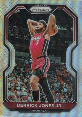 #55 Derrick Jones Jr. - Miami Heat - 2020-21 Panini Prizm - Silver Prizms Basketball