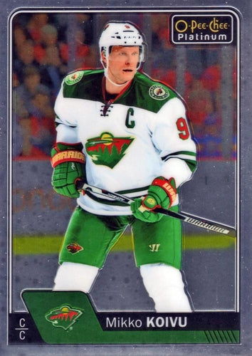 #55 Mikko Koivu - Minnesota Wild - 2016-17 O-Pee-Chee Platinum Hockey