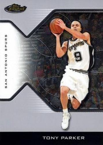 #55 Tony Parker - San Antonio Spurs - 2004-05 Finest Basketball