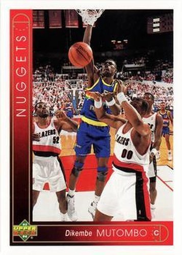 #55 Dikembe Mutombo - Denver Nuggets - 1993-94 Upper Deck Basketball