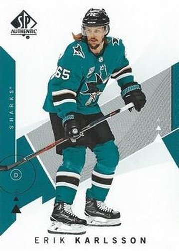#55 Erik Karlsson - San Jose Sharks - 2018-19 SP Authentic Hockey