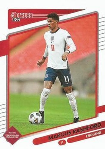 #55 Marcus Rashford - England - 2021-22 Donruss Road to FIFA World Cup Qatar 2022 Soccer