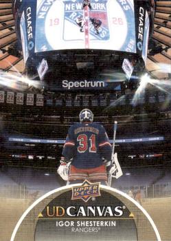 #C55 Igor Shesterkin - New York Rangers - 2021-22 Upper Deck - UD Canvas Hockey