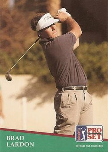 #55 Brad Lardon - 1991 Pro Set PGA Tour Golf