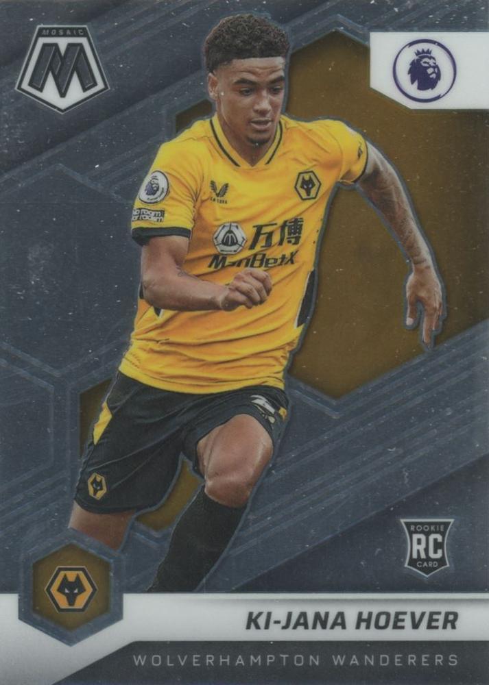 #55 Ki-Jana Hoever - Wolverhampton Wanderers - 2021-22 Panini Mosaic Premier League Soccer