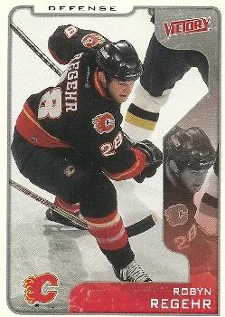 #55 Robyn Regehr - Calgary Flames - 2001-02 Upper Deck Victory Hockey