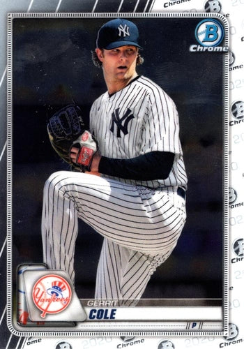 #55 Gerrit Cole - New York Yankees - 2020 Bowman Chrome Baseball