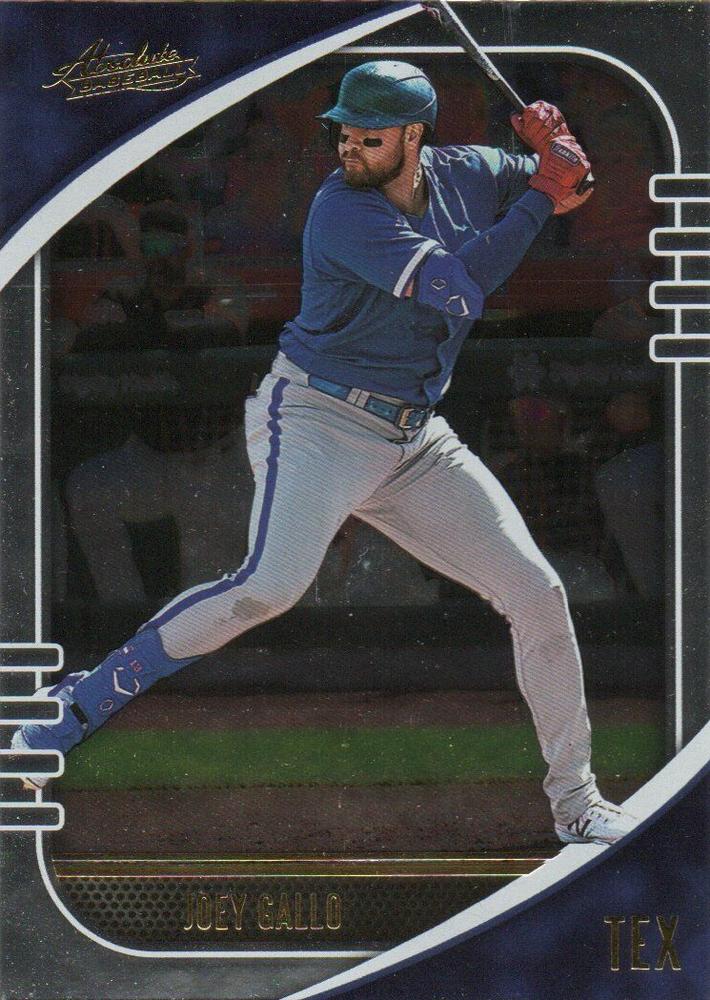 #55 Joey Gallo - Texas Rangers - 2021 Panini Absolute Baseball