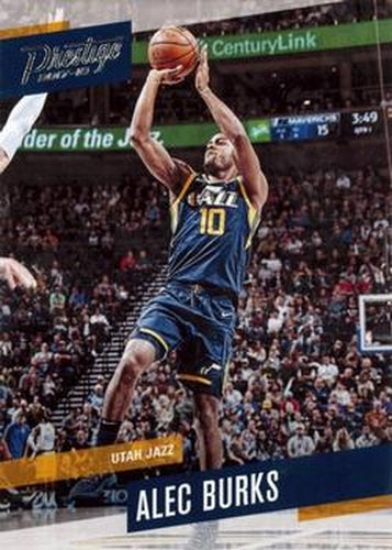 #55 Alec Burks - Utah Jazz - 2017-18 Panini Prestige Basketball