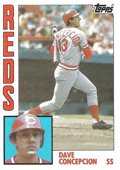 #55 Dave Concepcion - Cincinnati Reds - 1984 Topps Baseball